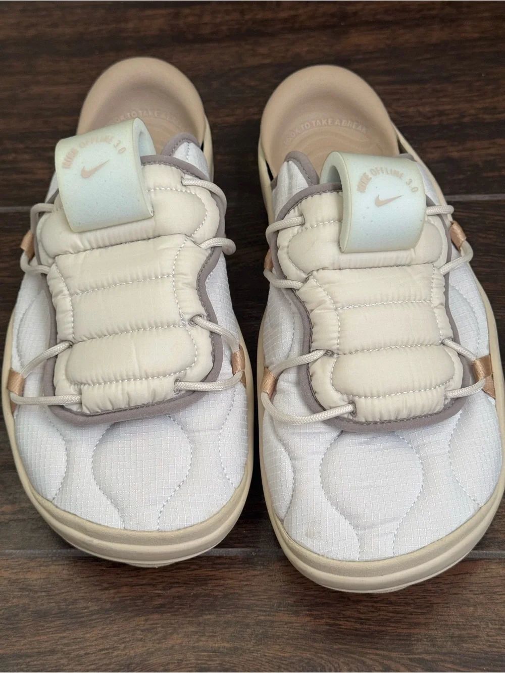 Nike Offline 3.0 Mule Photon Dust Rattan DJ5226-002 Slip On Men Size 12 EUC Rare